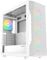 SAMA S40 Mid Tower PC Case – High Airflow Mesh Front Panel, Tempered Glass Side Panel, 4x120mm ARGB PWM Fans Pre-Installed, Supports ATX/M-ATX/ITX Motherboards & RTX 4090 GPUs, White Computer Case