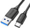 RAVIAD USB C Kabel 2M, USB C Ladekabel, USB 3.0 & QC 3.0 Schnellladekabel USB C Ladekabel, Datenkabel USB-C Kompatibel für iPhone 16 15 Pro Max, Galaxy S25 S24 S23 S22 S21 Note 10, Huawei P60-Schwarz