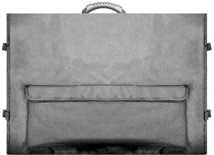 Lbvzxkad Monitor Carrying Case Computer Monitor Bag with Pockets Adjustable Travel Carrying Case for 24-27In Desktop Monitor,A