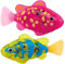 NHQZ Lot De 2 Poissons Robots Nageant Dans Plusieurs Directions, À Piles, Jouet Pour Piscine, Jouet Aquatique,Fisher (Jaune Et Rouge, B)