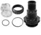 Schwimmbad Vorfilter Deckel Montagesatz Transparent Wasserpumpenabdeckung Kompatibel mit SPS50 SPS75 SPS100 Serie Umwälzpumpe mit O-Ringen und Schraubfitting