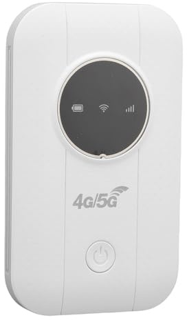 Dpofirs Hotspot Portable WiFi 4G 5G, 300 Mbps, 10 Appareils Connectés, 3650mAh, LTE Cat4, Soutient Les, Les d'affaires, Le Camping, RV