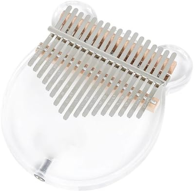 Tragbare Kalimba Acryl Kalimba Musikinstrument(WHITE)