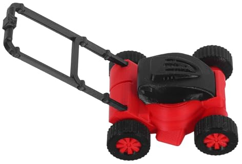 Alasum Spielzeugrasenmäher Für Junge Mädchen Realistischer Miniatur-rasenmäher Puppenhaus-gartengeräte Leichter Mini-rasenmäher-Modell Mini-hausrasenmäher-Requisite Puppenhaus-gartenacces