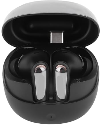 Sxhlseller Kabellose Gaming-Ohrhörer mit 20 Ms Geringer Latenz | 2.4G+Bluetooth 5.3 Dual- für VR/PC/Telefon | 3D-Sound, ENC-Mikrofon und Spiel-/Musikmodi | Inklusive USB-C-Dongle und (Black)