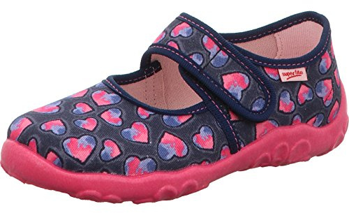 Superfit Bonny 1000280 Hausschuhe für Mädchen, Wasserkombination 283, Blau, 32 EU