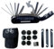 DAWAY B32 Fahrrad Reparaturset - 16-in-1 Multitool, Selbstklebende Flicken, Reifenheber & Tragbare Werkzeugtasche - Kompaktes & Langlebiges Fahrrad Reparatur Werkzeug Set für Unterwegs und Notfälle