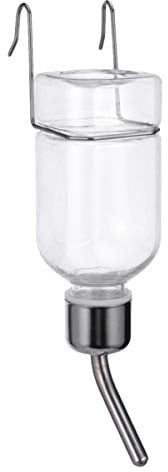 Balacoo Automatischer Wasserspender zum Aufhängen, tragbare Wasserflasche für Haustiere, Käfig-Zubehör für Katzen, Kaninchen, Kleintiere, Reptilien (S)