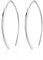 Belons Ohrringe Damen 925 Sterling Silber U Form Stab Ohrringe Mädchen Ohrhänger Ohrschmuck