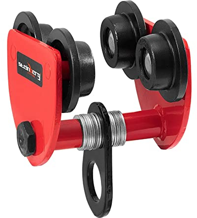 Steinberg Systems SBS-RT-1000N Rollfahrwerk 1.000 kg Flanschbereich 75-110 mm Krankatze Laufkatze Handfahrwerk