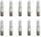 Lighto Halogen Halolux Ceram Ba15d 150W Dimmbar | Halogenlampe/Halogen Leuchtmittel - Ø15mm - 10 Stück