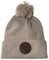 ROBIN RUTH Alaska Beanie-Mütze, hochwertig, hellbraun mit Elch-Design und Bommel, Größe 5 5/8, Beige, Beige, 5 5/8