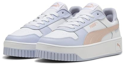 PUMA Carina Street, Scarpe da Ginnastica Donna, White-Rose Quartz-Cool Weather, 41 EU