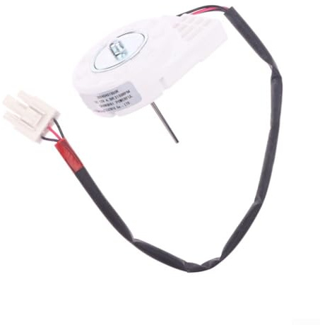 HEBEOT Kühlschrank-Lüftermotor, Kühlmotor, Luftkühler, Kondensator-Motor für Kühlschrank, DC 12 V, 4,5 W Motor, geeignet für Kühlschrankventilator-Motor, 76,5 x 20,5 mm