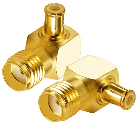 Vecys SMA zu MCX Adapter DAB Antenne Adapter RF Koax Adapter DAB Autoradio 2 Stück für DAB DAB+ Radio FM/AM Antenne 4G LTE WiFi WLAN Drahtloses GPS System Pionier Kenwood Alpine MEHRWEG
