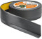 Quest Plinthe Souple Autoadhésive - 50 mm x 20 mm - Plinthe en PVC de finition - Pour l'intérieur, mur, sol, salle de bain, salon - Flexible, Étanche, Décoratif - 20 mètres, Gris foncé
