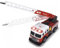 Dickie Go Real Viper Fire Truck in Scala 1:18, 27 cm, Luci & Suoni, + 3 Anni, 203714019