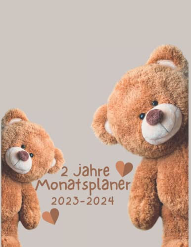 2023-2024 2 Jahres Kalender: 24 Monate Kalender für Lady Bosse • Monatskalender Terminplaner 1 Monat 2 Seiten mit To Do Liste und Monatsplaner - Monatlicher Ziele Planner