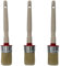 AERZETIX - C62152 - Lot de 3 - Pinceaux Ronds à Poils naturels - Ø40mm- 230mm x 45mm - pour Peinture Colle Verni - Manche en Plastique - Outil à Peindre Laque Décoration Rénovation