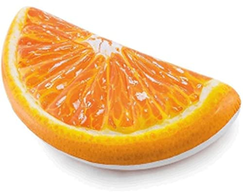 Aufblasbarer Schwimmring Orange Form schwimmende Reihe, Erwachsene Surfbrett Bett Wasserliege, aufblasbarer PVC-Pool-Schwimmer für Pool-Party-Dekorationen Ergonomisch