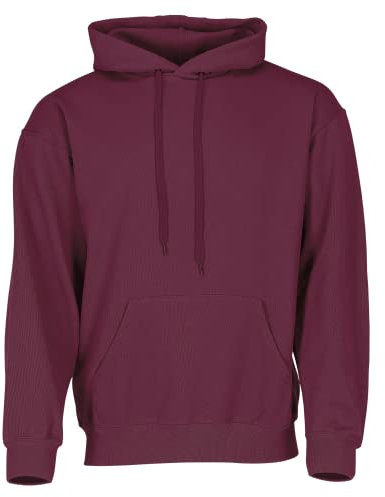 Fruit of the Loom Classic Kapuzen-Sweat + GRATIS MyShirt Stoffbeutel, Farbe:Burgund + GRATIS MyShirt Stoffbeutel, Größe:3XL