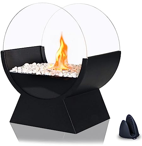Tisch Kaminfeuer für Ethanol, Tischkamin Indoor Outdoor, Einzigartiger Tischkamin, Tischkamin, Tischfeuer Set, Tisch Kaminfeuer, für Balkon Deko, Gartendeko