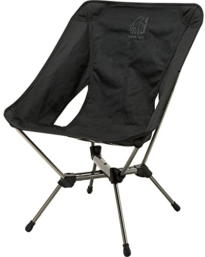 Nordisk Lounge Campingstuhl Marielund LW Faltstuhl Relax Chair Leicht Alu 120 kg Black