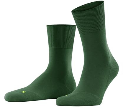 FALKE Unisex Socken Run U So Baumwolle Funktionsmaterial einfarbig 1 Paar, Grün Golf 7408, 37-38