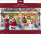 The Great British Card Company Weihnachtskalender für Post und Dorfladen, 24 x 34 cm, 24 Türen