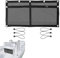 YUSOVE Boat Storage Bag Marine Suspended Storage Comparments Mesh Storage Bag,Boat Seat Organizing Bag,With Elastic Ring (2 Pocket)