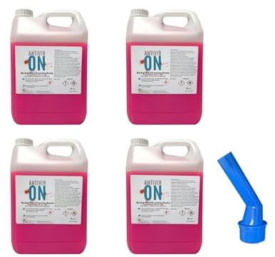 20L (4 x 5 Liter) Premium Scheibenfrostschutz -60°C (R) Halloween Ausgiesser inklusive Wischwasser Fertigmix Auto Scheibenwaschanlage