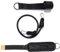 Eighosee Zugseil an der Tür, Beintraining, Gesäß, Fitness, Gummiband mit Knöchelring, Knöchelriemen, schwarz