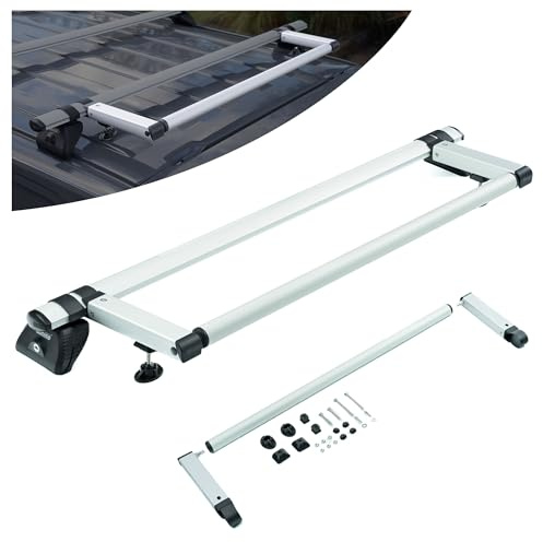 Rhino KammRoller | Kompatibel mit Maxus e-Deliver 3 2021+ L1H1 | Heckrolle für Dachgepäckträger; Laderolle für KammBar-Dachträgersystem | Ladehilferolle, Laderollensystem für Dachträger; Alu