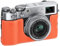 VOVMOEYA X100VI Case,PU Leather Camera Half Case Compatible with Fujifilm X100VI Digital Camera - Orange