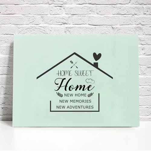Housewarming Gifts for New Home from Friends Family Unique Housewarming Gift Ideas Personalised Glass Chopping Board with Touching Saying Special Decoration Presents for Housewarming