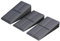 GORILLA SPORTS® Wadendehner - 3er Set, Rutschfest, Verstellbar, bis 300 kg, aus Polypropylen - Knieretter, Wadentrainer, Calf Stretcher, Mobilisationskeil, Wadenstrecker, Kniekeil, Stretch Board, Keil