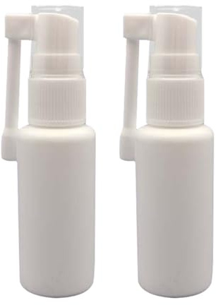 Nasensprüher, Kunststoff, nachfüllbar, leer, mit Rotationsdüse, 30 ml, 2 Stück