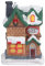 Weihnachtsdorf, Weihnachtsdorf mit Lichtern, Weihnachtsdorf-Dekoration, Kunstharz, Weihnachtsszenen, Dorfhäuser, LED-Licht, Batteriebetrieben, Dekoration für Weihnachten