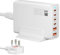 200W USB C Fast Charger Plug, 6-Port GaN III Charging Station PD 100W 65W 44W 20W Laptop & Phone Charger + 18W QC, Compatible with MacBook Pro/Air,Dell XPS, iPhone 15/16/14/ Pro, iPads, Steam Deck