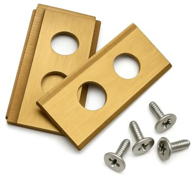 Set mit 45 Klingen für Rasenmäher, Roboter, aus Titan, kompatibel mit Kress Worx, Landxcape, ZOEF, Roboter, Schrauben im Lieferumfang enthalten | 45 Ersatzklingen