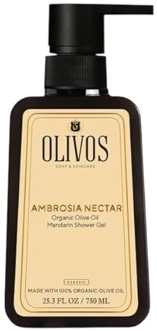 OLIVOS Gel douche à l'huile d'olive MANDARINE BIO - 750ml