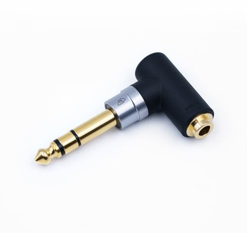 6.35mm Plug to 3.5mm/4.4mm Jack Lossless Enhanced Plated Gold Audio Converter Adapter for Digital Piano/Keyboard, Electric Guitar, Headphone, Speaker, Radio/Microphone, Mixing Console(1PC 4.4mm Copper