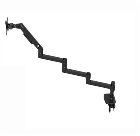 Monitor stand， 3-6kg Extra Long Arm 17-32 LCD Screen Desktop Monitor Stand Computer Mount Full Motion Mechanical Spring Aluminum ，parts(170MM Black)