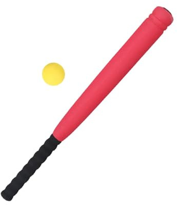 KIXZSAZ Baseballspiele für Kinder: Leichte Schaumstoff Baseballschläger für sicheres und aktives Spielen – für mehr Spielspaß. Schläger und Ballset