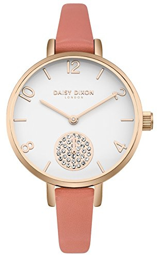 Daisy Dixon London Damen Armbanduhr Analog Quarz Leder DD075ORG
