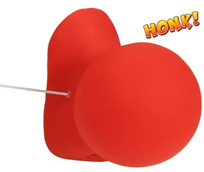W WIDMANN MILANO Party Fashion 46902 - Clown Nase mit Sound, Accessoire, Karneval, Mottoparty