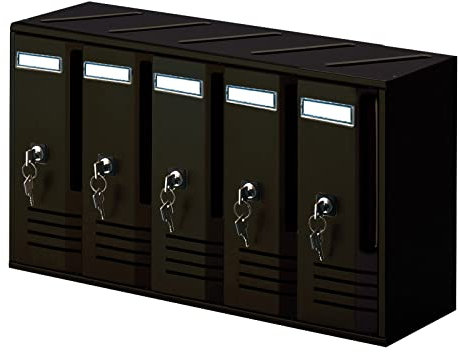 ALUBOX CASSETTA POSTALE A 5 POSTI GHISA ART. C5 CARTOMATICA Confezione da 1PZ