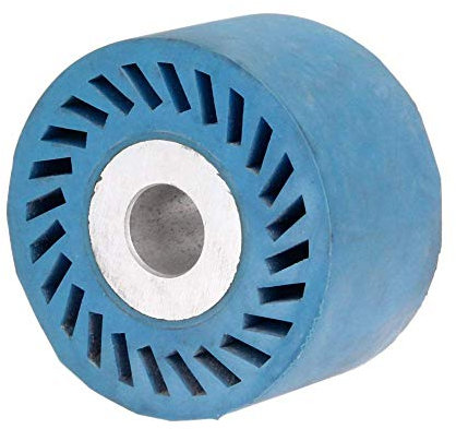 SLRMKK Rueda de Contacto de Goma ranurada sólida de 86 * 50 mm, para Amoladora de Banda, lijadora, Pulido, Biselado, muela abrasiva, Banda abrasiva, 86x50x25 mm sólido