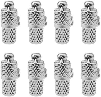 The Lord of the Tools 8 x Identifikationsetiketten für Haustiere, gegen Verlust, Rohrhalsbänder, Barrel, Name, Adresse, Ausweis, Anhänger, Welpen, Kätzchen