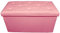 Russo Tessuti Panca Cassapanca Contenitore Baule Ecopelle Seduta Puff Arredo Salotto Divano-Rosa Antico